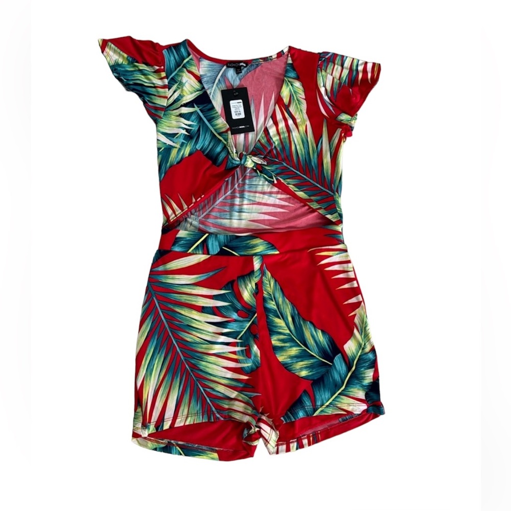 Fashion Nova  tropical romper summer